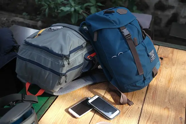 Packed Backpacks for an Emergency
