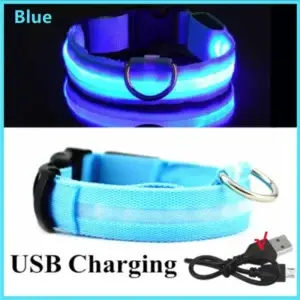 3 Modes Dog Luminous Charge Led USB Cat Dog Night Glow Collar